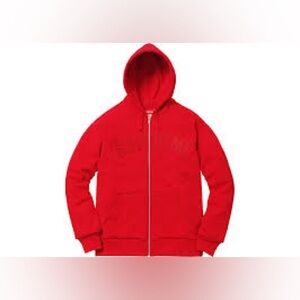 Supreme Arc Logo Thermal Zip Up Sweatshirt
Red Size XL